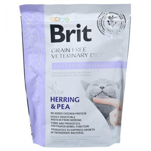 Сухий корм Brit GF VetDiet Cat Gastrointestinal для кішок, у разі порушень травлення, із сельдлю, лососем, яйцем і горохом, 400 г Київ - фото 3