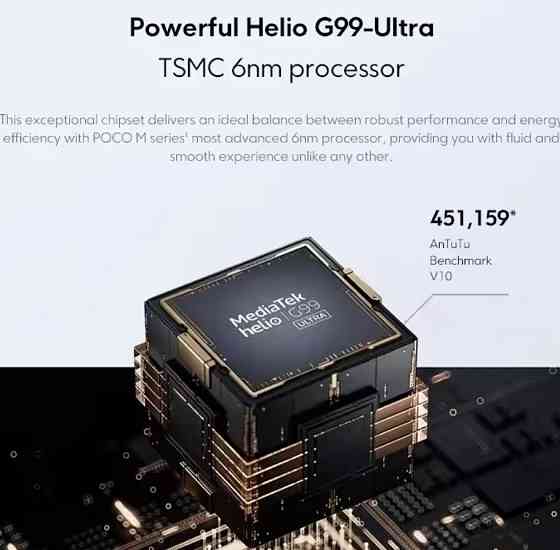 Телефон Xiaomi ROCO M6 Pro 8/256Gb. Black/ Blue G99 Ultra 5000mAh. 67W. ХИТ. Киев