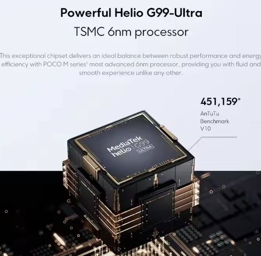 Телефон Xiaomi ROCO M6 Pro 8/256Gb. Black/ Blue G99 Ultra 5000mAh. 67W. ХИТ. Киев - изображение 4