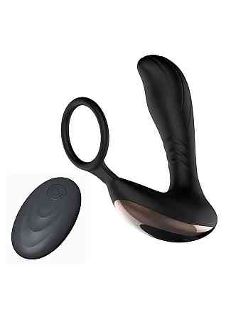 Массажер простаты - Prostate Massager With Ring, 10 Function Sex Aura Киев