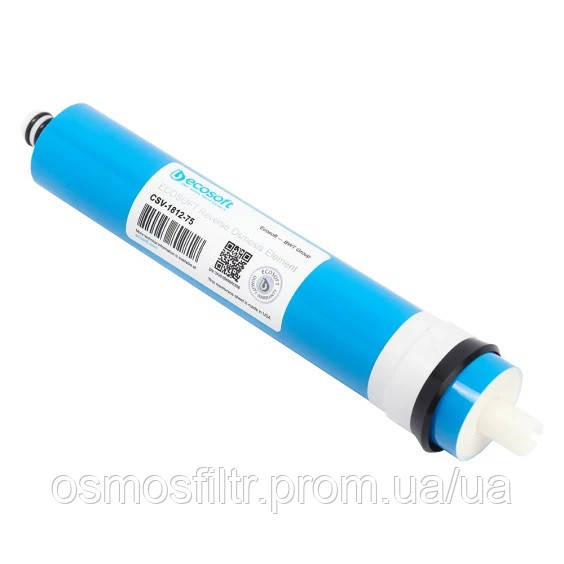 Мембрана Ecosoft 75GPD для домашніх фільтрів зворотного осмосу (CSV181275ECO) Київ - фото 2