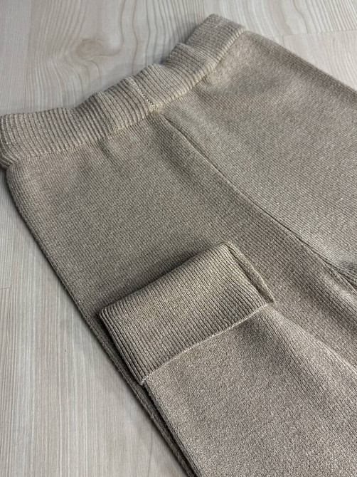 Лосины женские My fashion 301 трикотажные вязаные теплые с высокой талией one size бежевые, бежевый, one size Киев - изображение 18