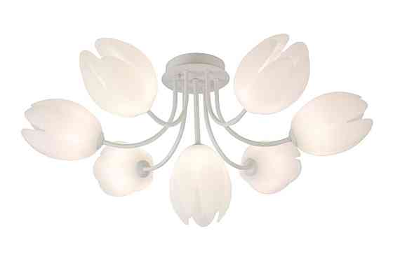 VALESO Люстра стельова у вітальню VALESO G 93961/6+1 біла Коломия