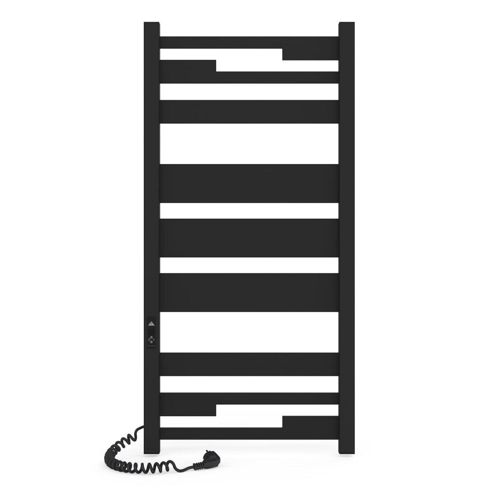 Електрична рушникосушка Laris Зебра Афіна ЧКФ 9 500Х1100 Е чорна Л/П Київ - фото 2