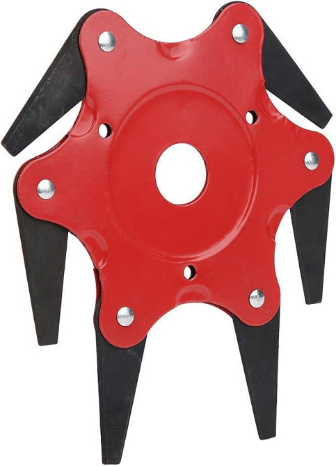 Нож сегментный для триммера 6 лепестков стальной, диаметр 15 см, посадка 25.4 мм Киев - изображение 9