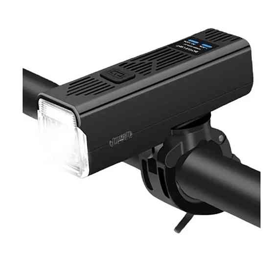 Велофара с сигналом MT-007-T6, від USB + выносная кнопка / Аккумуляторная водонепроницаемая фара на  Бровары