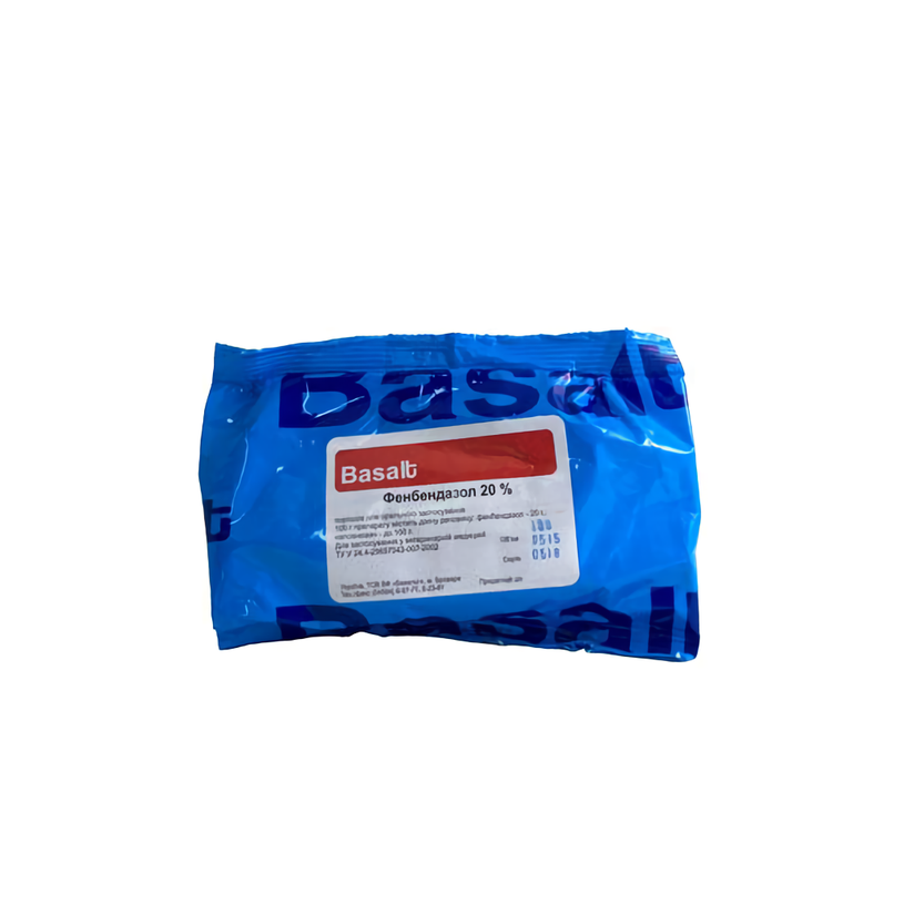 Фенбендазол 20% универсальный антигельминтный порошок 100 г Базальт Винница - изображение 1