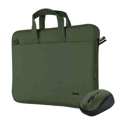 Сумка для ноутбука Trust 16&quot; BOLOGNA Slim Eco + Mouse, Set green (24989) Вінниця
