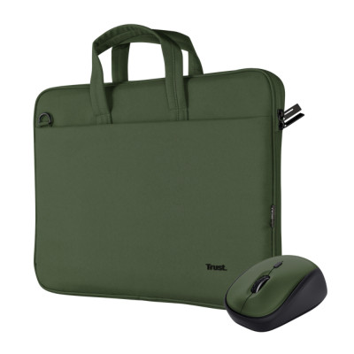 Сумка для ноутбука Trust 16" BOLOGNA Slim Eco + Mouse, Set green (24989) Винница - изображение 1