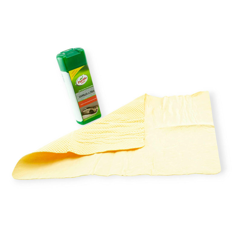 Салфетка искуст. замша в тубе (42х32) желтая turtle wax (малая) протир. Мукачево - изображение 1
