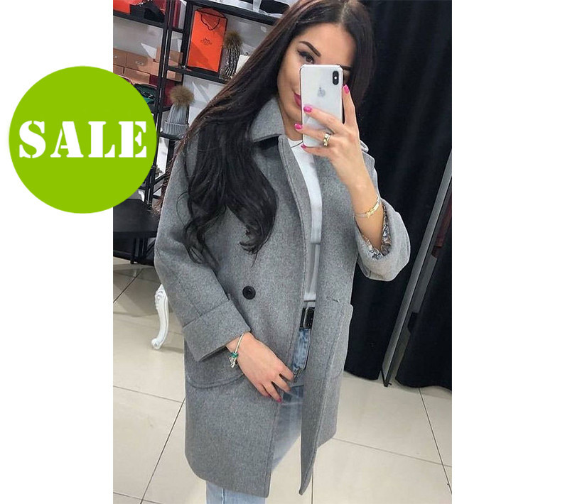 Жіноче кашемірове пальто "Mohito" оптом | Норма | Розпродаж моделі Київ - фото 1