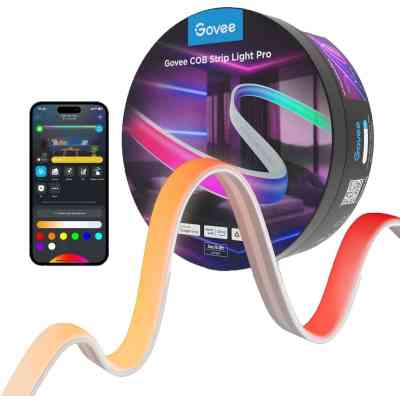 Светодиодная лента Govee H61E5 COB Strip Light Pro 3m RGBIC+W WI-FI/Bluetooth white (H61E53D1) Винница