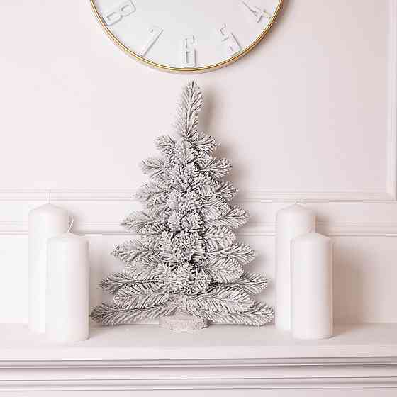 Искусственная елка настенная Полонина 60 см на деревянной подставке SOK-M-V-2 Киев