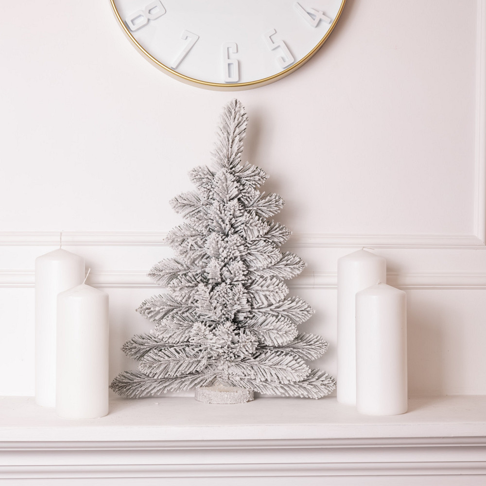 Искусственная елка настенная Полонина 60 см на деревянной подставке SOK-M-V-2 Киев - изображение 3