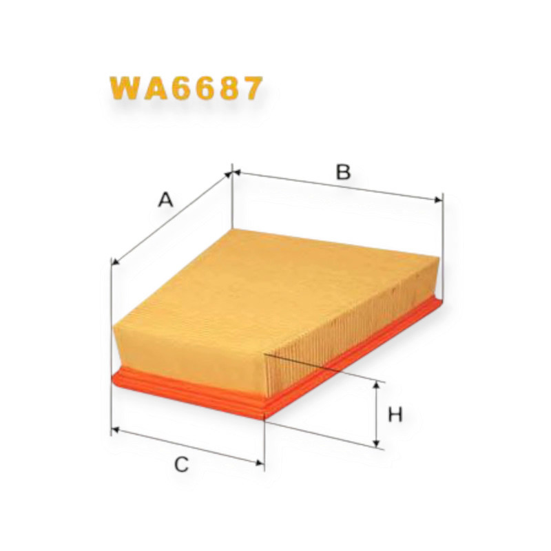 Фільтр Фольцваген Поло IV-V, Шкода Fabia I-II 1.0-1.4i 16V повітряний Мукачево - фото 1