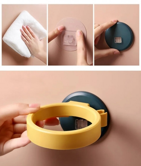 Тримач для фену в ванну кімнату WW00719 (Жовтий) Вінниця - фото 2