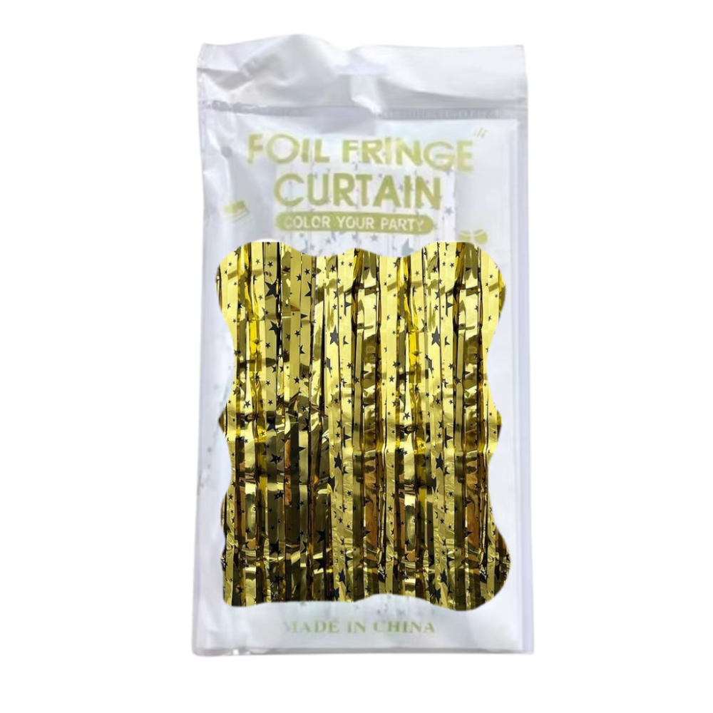 Дощик-штора «Зоряне небо» фольгована для прикрашання фотозони, золотиста Кам'янець-Подільський - фото 2