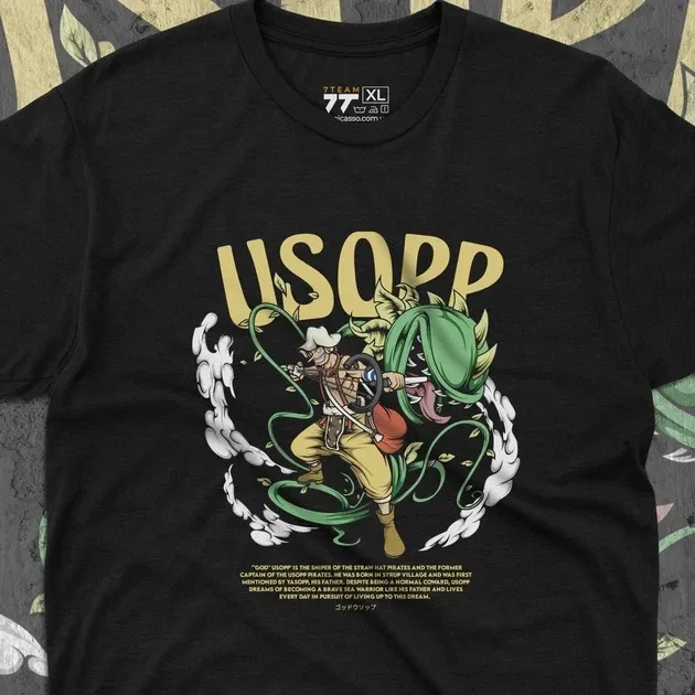 Футболка мужская с принтом Ван Пис Usopp Размер 48 Anime0270 Днепр - изображение 5