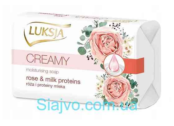 Крем-мыло Luksja Creamy Rose&Milk proteins 90 г Львов