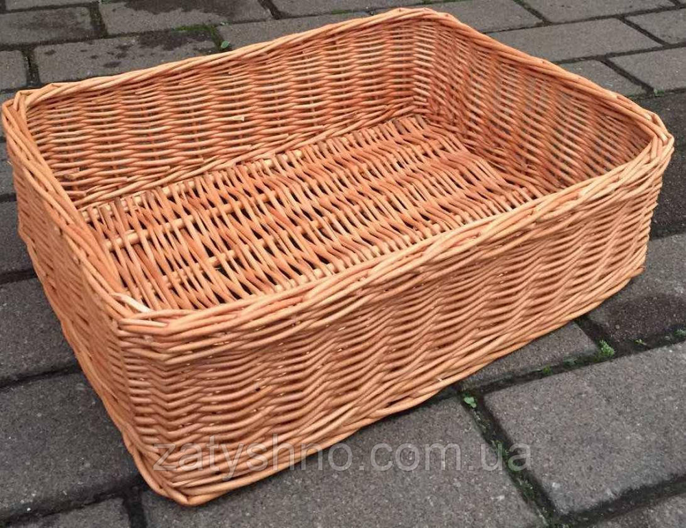 Лоток плетеный  из лозы для хранения овощей/корзина из лозы плетеная/корзина для овощей Киев - изображение 7
