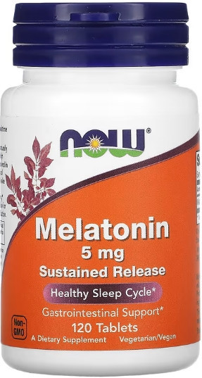 Мелатонін Now Foods Melatonin 5 mg 120 tabs Київ - фото 1