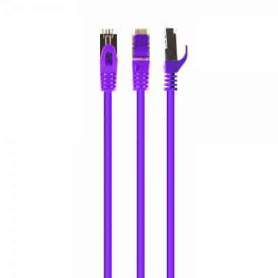Патч-корд 30м S/FTP Cat 6A CU LSZH violet Cablexpert (PP6A-LSZHCU-V-30M) Винница