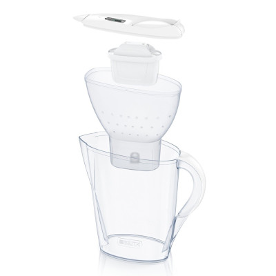 Фільтр-глечик Brita Marella Memo MXPro 2.4л (1.4л води) з фільтр-картриджем, білий (1052789) Вінниця - фото 2