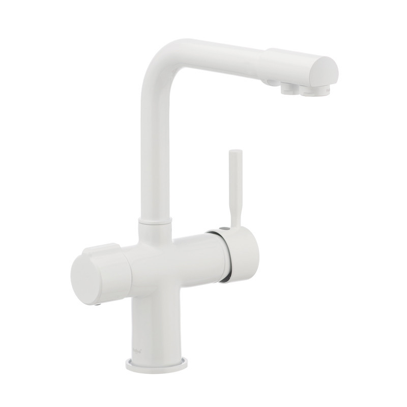 Змішувач для кухні під осмос Haiba HANS 021 білий/латунь з вих. для питної води (HB0842) Чернівці - фото 2