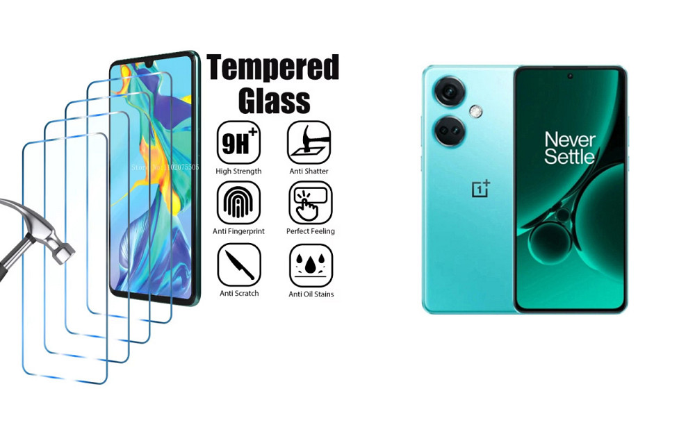 Защитное стекло ArmorGlass для OnePlus Nord CE 3 5G, Nord CE 3 Lite – устойчивое к царапинам и ударам Киев - изображение 1