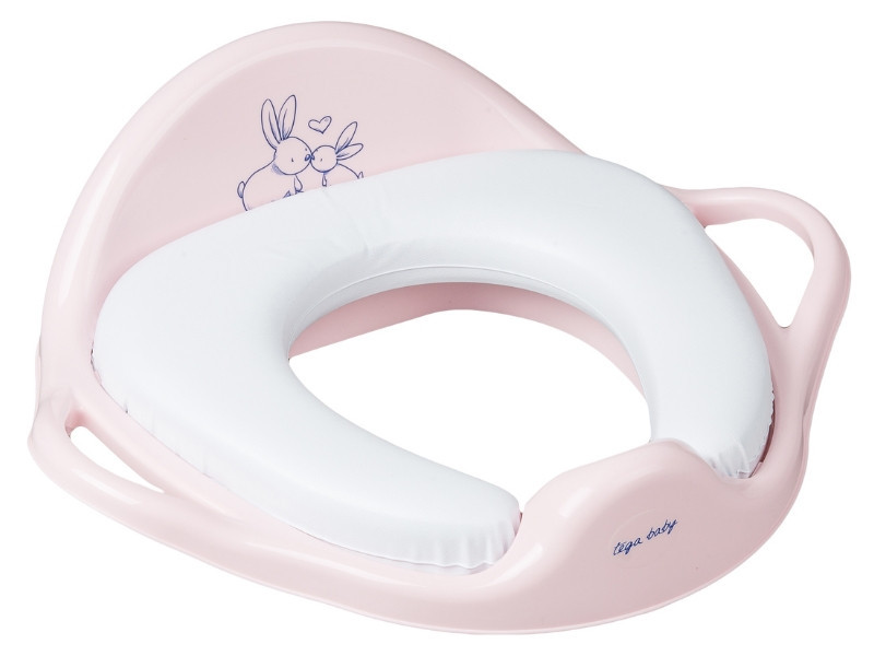 Накладка дитяча на сидіння унітазу Bunny powder pink Київ - фото 1
