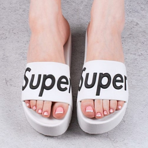 Шлёпанцы Тапочки Белые Сланцы на Танкетке Женские (размеры: 36,37,38,39,40,41) - 11-2 Днепр - изображение 8