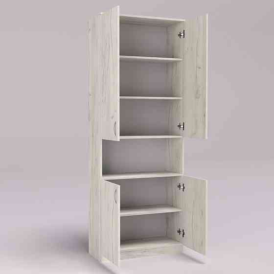 Шкаф ОШК-2, Дуб Крафт Білий, 800/340/2100 Львов