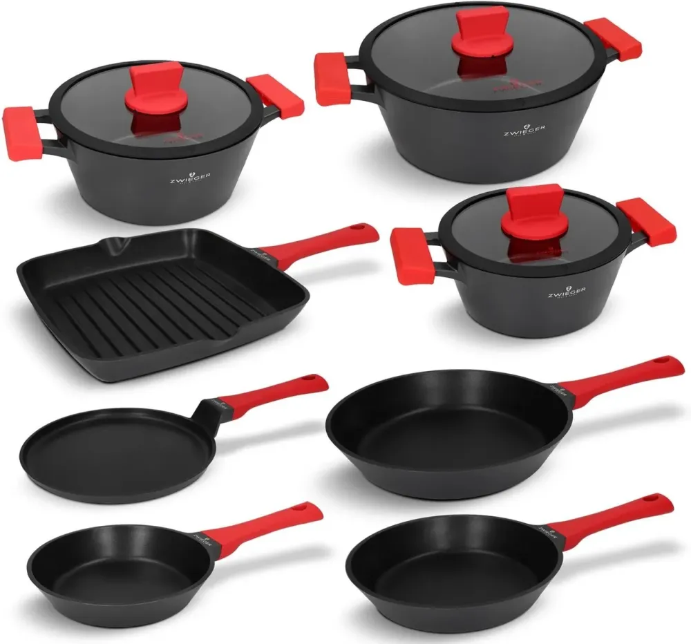 Zwieger Набір каструль та сковорідок 12 El. Obsidian Київ - фото 1