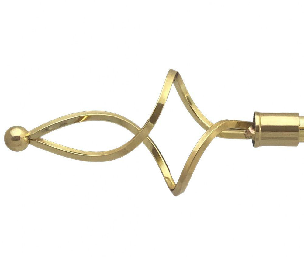 Закінчення для карнизу Orvit АЖУР ХВИЛЯСТИЙ 16 мм ЗОЛОТО Львов - изображение 1