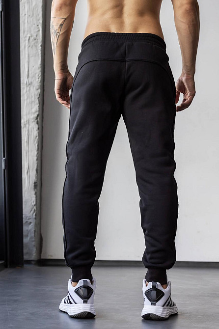 Утеплені джоггери зі швами навиворіт TotalFit EM3-IS10 Черный, XXL Киев - изображение 2
