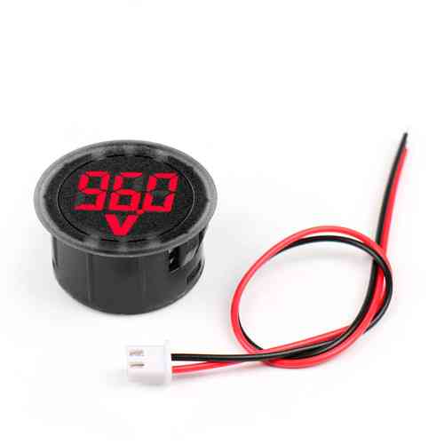 Цифровий вольтметр для автомобіля з червоним дисплеєм Київ