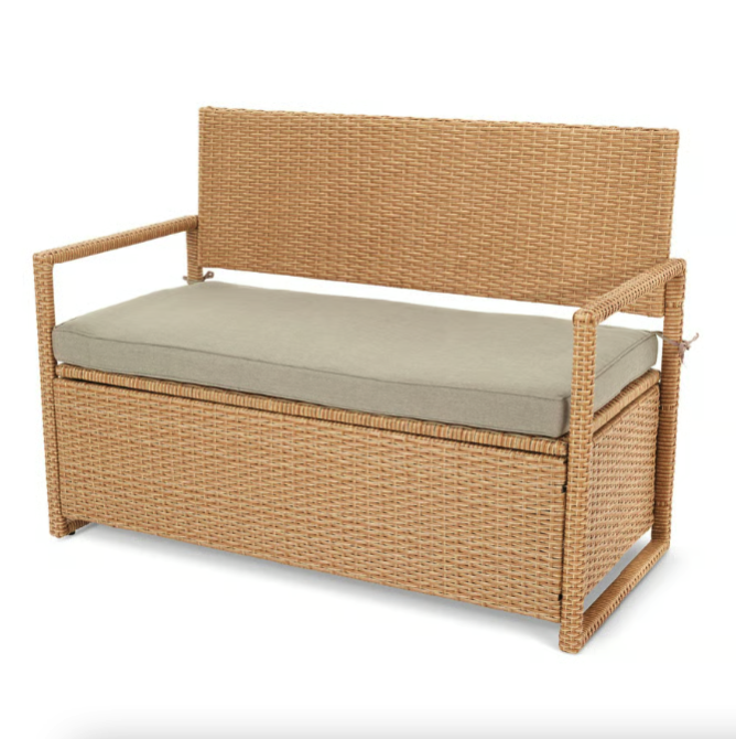 Садова лавка Di Volio Verbana з місцем для зберігання бежевий Киев - изображение 1