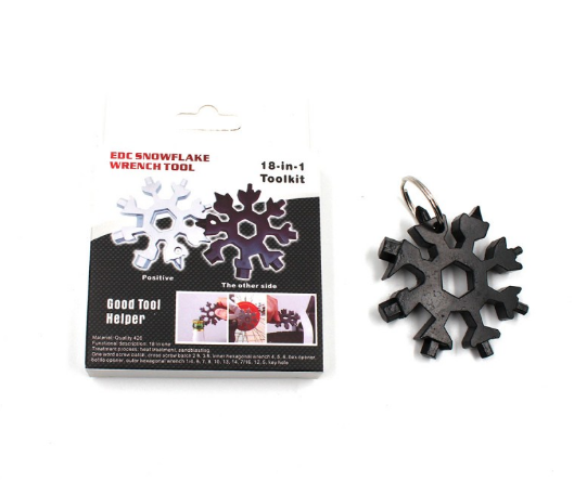 Багатофункціональний інструмент Snowflake Wrench Tool — універсальний ключ з унікальним дизайном Одеса - фото 3
