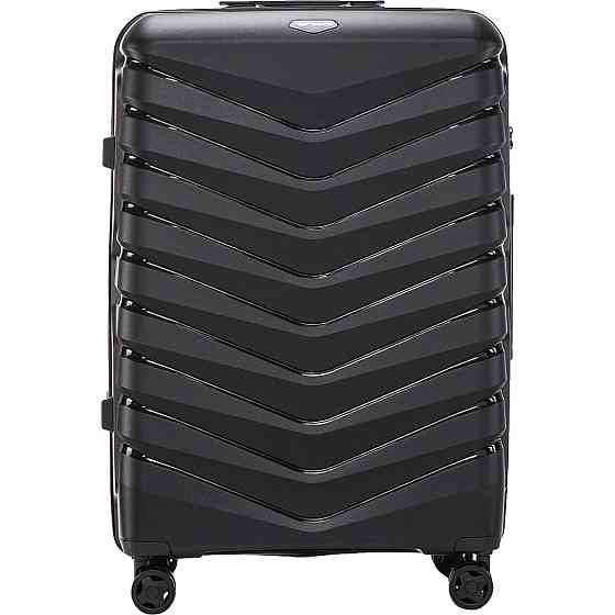 Валіза поліпропіленова WINGS PHX01 велика 75 см чорна Київ