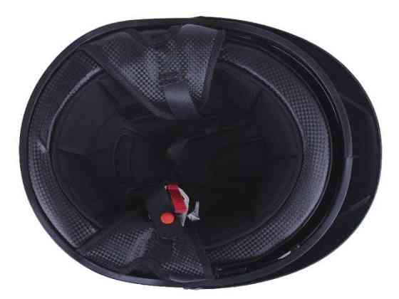 Шлем мотоциклетный MD-513-1, черный глянцевый с черным стеклом, size S Мукачево