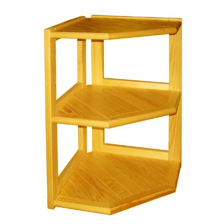 Угловая настенная полка 