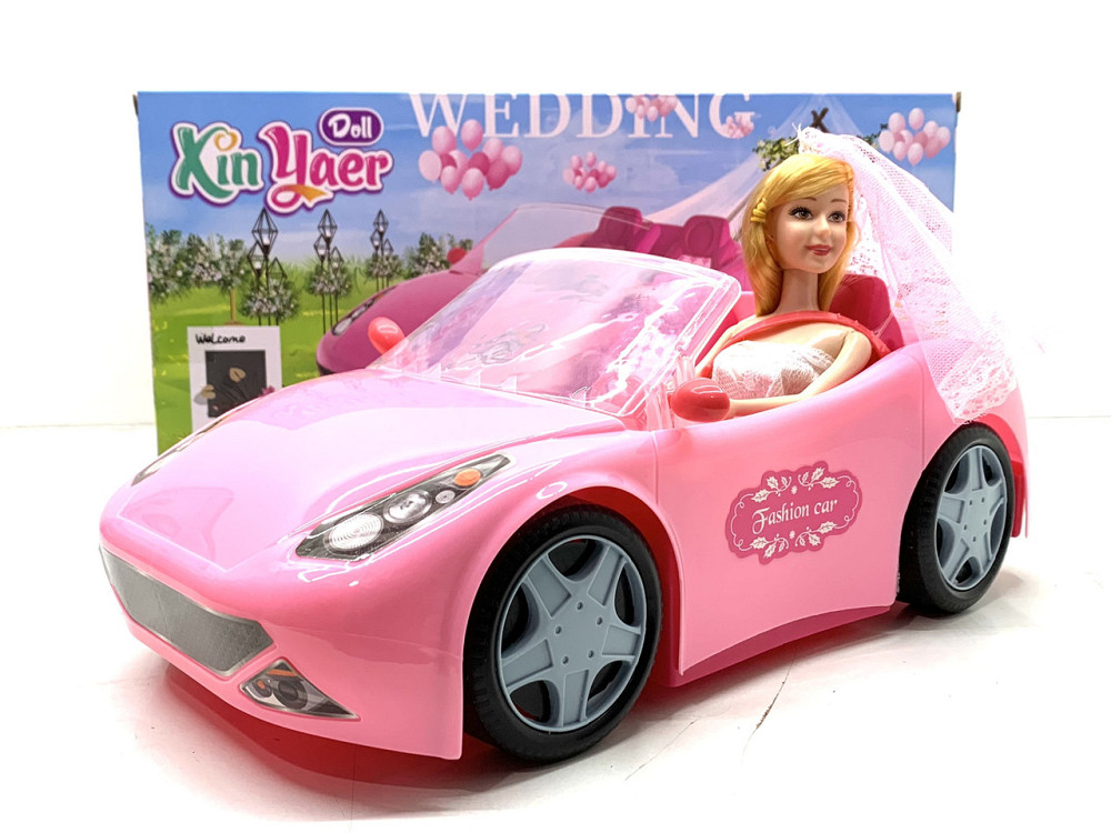 Лялька наречена 27см з машиною 33,5 см Вид 1 Рожевий (925-179-80-81) Чернігів - фото 2