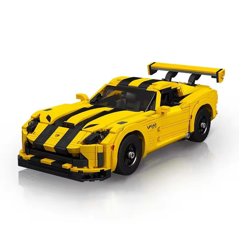 Конструктор Спортивная машина “Viper” на 1236 деталей,жёлтая Каменец-Подольский - изображение 2