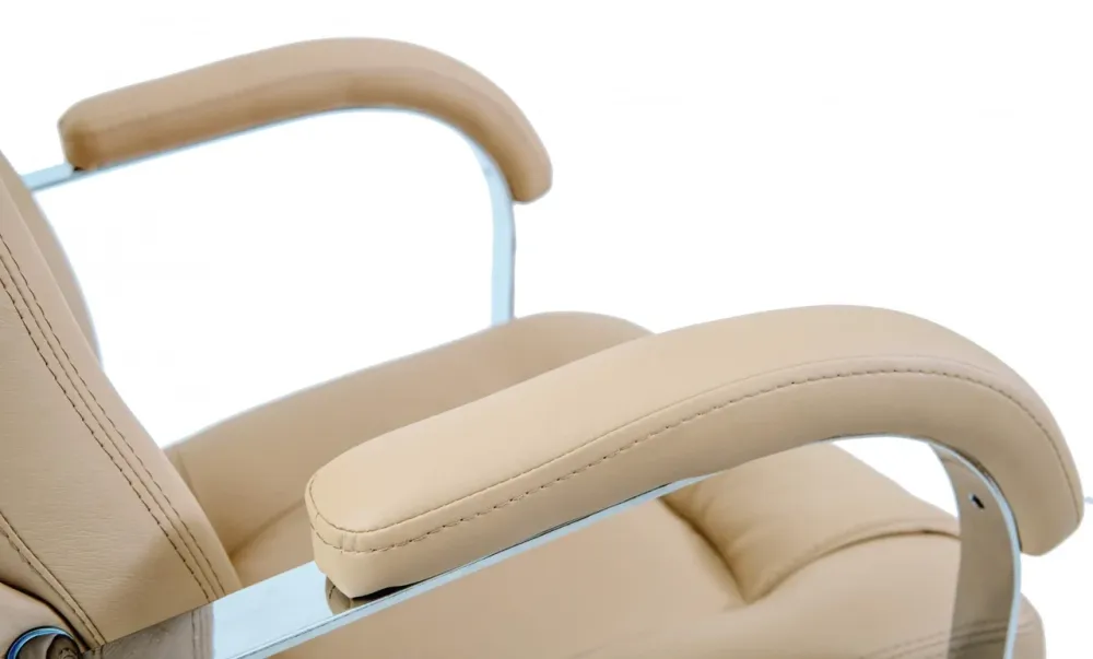 Офисное Кресло Руководителя Richman Alberto Boom 06 Хром М2 AnyFix Бежевый Киев - изображение 4