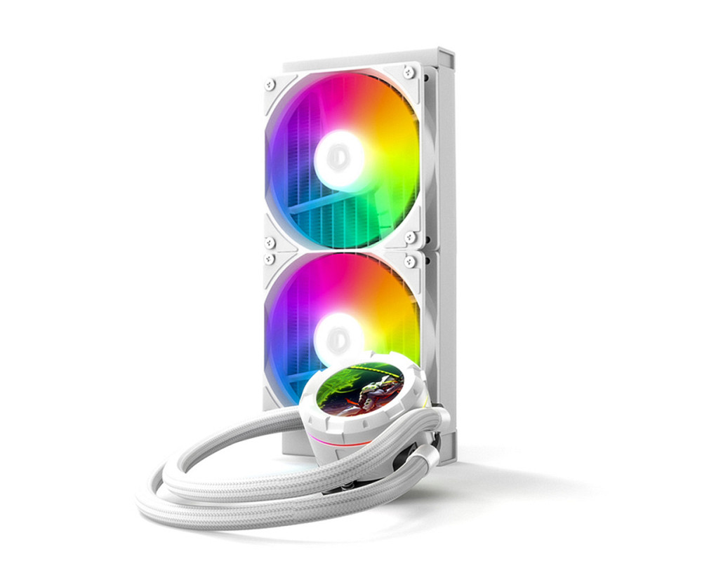 Система водяного охолодження ID-Cooling Space LCD SL240 XE White Білий Харьков - изображение 18