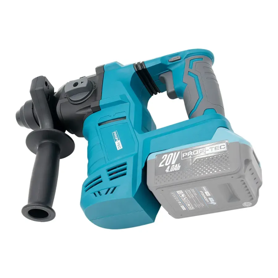 Мощный аккумуляторный перфоратор PROFI-TEC PPBH2520 POWERLine : с АКБ 2шт-20V 4.0 Аh (007650) Киев