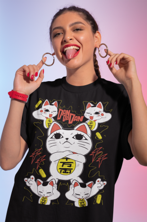 Футболка для мальчика аниме Дандадан Джапанаисе Аниме Манга оверсайз (рост от 165 до 180 ) Черний AnimeJ0785m Днепр