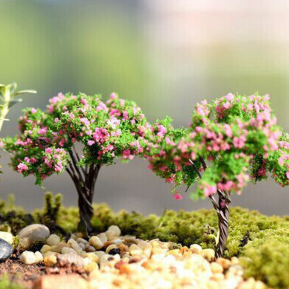 Цветущие деревья 6-7 см для макета, диорамы, миниатюры, мини-сада, минкроланшафта, моделирования. Вишня Одесса - изображение 1