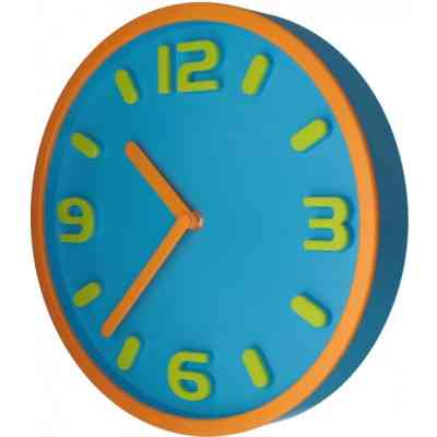 Настінний годинник Optima Magic пластиковий, блакитний (O52099) Вінниця