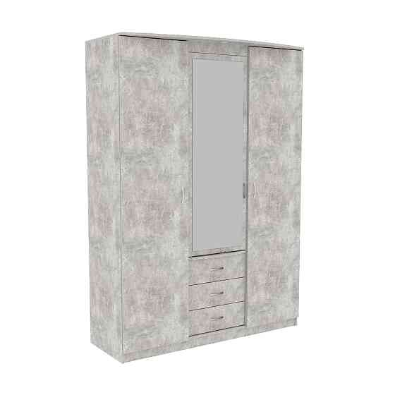 Шкаф Диана, Бетон, 1500х650х2100 Львов